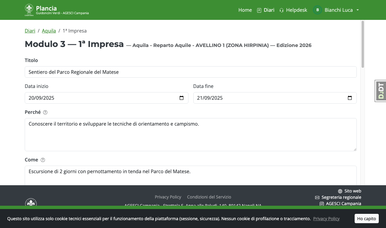 Modulo 1ª Impresa