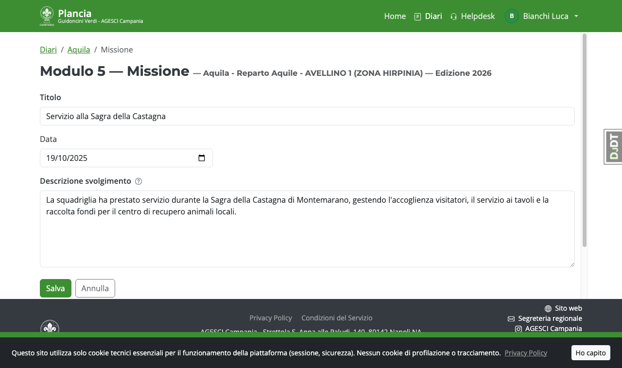Modulo Missione